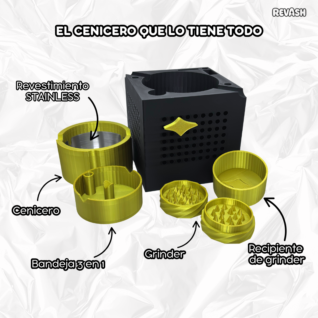 Black & Gold Edition - Ash Cube